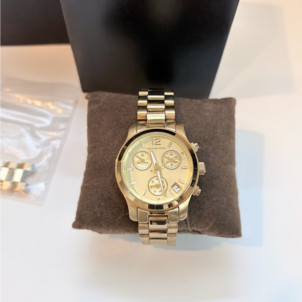 Michael Kors Gold-Tone Chronograph Watch